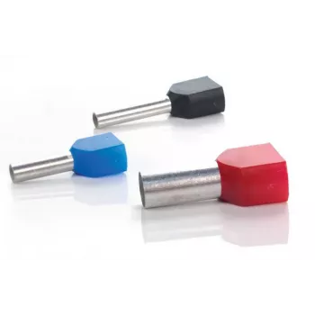 TRYTYT DUID-2x16,0-14NB Izolēts dubultvada uzgalis 2x16mm² Zils (50 gab.)