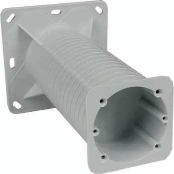 KOPOS KEZ_KB Elektroinstalācijas kārba izolētām fasādēm, 120x120mm, Pelēka/Oranža