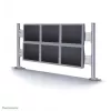 NEOMOUNTS NEWSTAR Flat Screen Desk Toolbar for 6 Screens (70 x 130 cm) 10-24 Silver