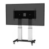 NEOMOUNTS NEWSTAR Motorised Mobile Floor Stand for 70-120 inch Screens, VESA 300x200 to 1200x600, Silver