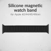 Mobilize Silicon Watch Band - Magnetic - for Apple 42/44/45/49mm - Black