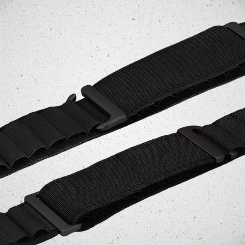 Mobilize Nylon Watch Band - Alpine - Black Connector - for Apple 38/40/41mm - Black