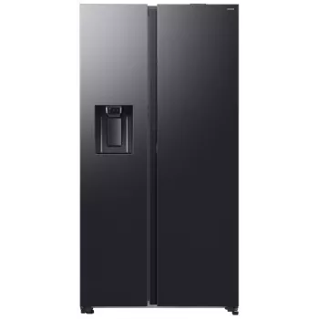 Samsung RS80F64KEFEO Amerikāņu stila ledusskapis ar saldētavu, 615L, Total No Frost, ūdens un ledus dozators ar pieslēgumu, Refined Steel