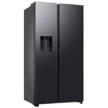 Samsung RS80F64KEFEO Amerikāņu stila ledusskapis ar saldētavu, 615L, Total No Frost, ūdens un ledus dozators ar pieslēgumu, Refined Steel