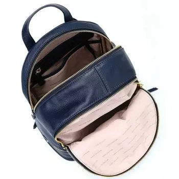 Michael Kors Rhea Mugursoma Navy Saffiano Āda Sievietēm 27x26x14 cm