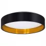 LED LENSER PLAFOND LED MASERLO 38cm Griestu lampa Melns/Zelts 99539