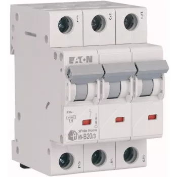 EATON HN-B20/3 Miniature Circuit Breaker B 20A 3P 3M 6KA