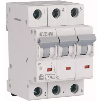 EATON HN-B25/3 Miniature Circuit Breaker B 25A 3P 3M 6KA