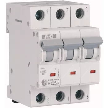 EATON HN-C25/3 Miniature Circuit Breaker 25A 3-Pole Type C 6kA