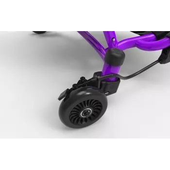 EzyRoller Drifter X ar kājām darbināms drifta gokarts bērniem no 4 līdz 14 gadiem, purpurs