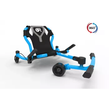 EzyRoller Spinner X Blue 360° Drift Ride-On Toy for Ages 4-12
