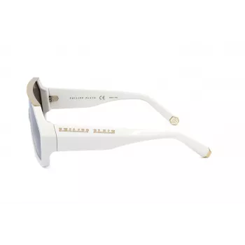 Philipp Plein Sieviešu saulesbrilles SPP047-3GFG Oversized Ģeometriskas Acetāts UV400