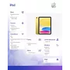 Apple iPad 10.9 11. paaudze (2025) 128GB WiFi - Dzeltens