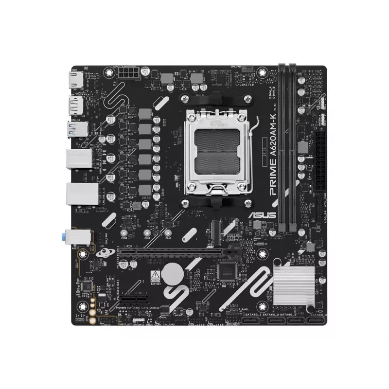 ASUS PRIME A620AM-K AMD AM5 A620 DDR5 Micro-ATX mātesplate
