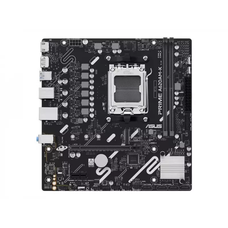 ASUS PRIME A620AM-K AMD AM5 A620 DDR5 Micro-ATX mātesplate