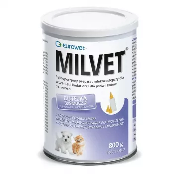 EUROWET Milvet piena aizstājējs suņiem un kaķiem - 800g