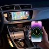 KRUGER & MATZ KM2016 1DIN Auto radio ar Apple CarPlay un Android Auto, 7 collu LCD skārienekrāns, Bluetooth 5.0, FM/AM uztvērējs, 4x45W
