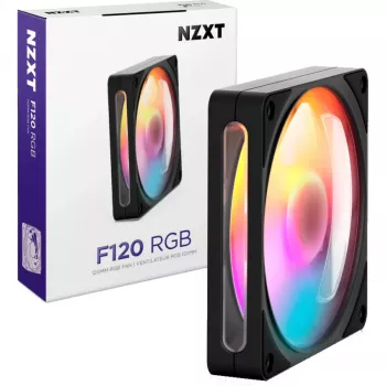 NZXT F120 RGB 120mm PWM Ventilators Melns