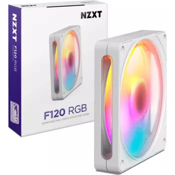 NZXT F120 RGB White 120mm Case Fan