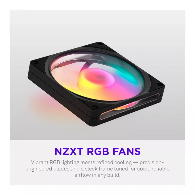 NZXT F140 RGB 140mm Black Fan