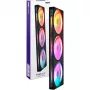 NZXT F420 RGB All-in-One šķidruma dzesētājs, 420mm radiators, 3x 140mm ventilatori, melns