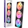 NZXT F360 RGB 360mm AIO šķidruma CPU dzesētājs, melns, reverss