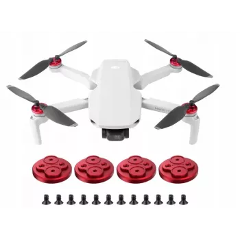 SUNNYLIFE Motoru aizsargvāciņi DJI Mavic Mini 2 / Mini SE (4 gab.) - Melns