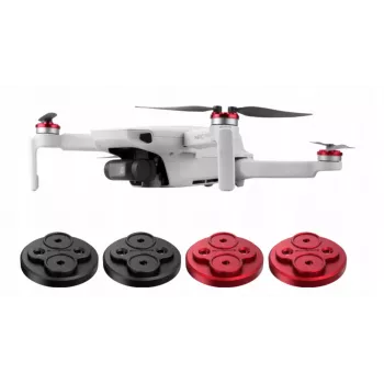 SUNNYLIFE Motoru aizsargvāciņi DJI Mavic Mini 2 / Mini SE (4 gab.) - Melns