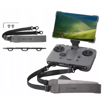 SUNNYLIFE Kakla/Plecu siksnas stiprinājums DJI RC Pro 2 tālvadības pultij - Melns