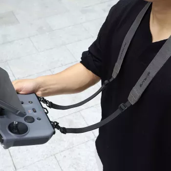 SUNNYLIFE Kakla/Plecu siksnas stiprinājums DJI RC Pro 2 tālvadības pultij - Melns