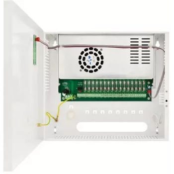 Pulsar HPSDC-12V16X1A Komutējamais barošanas bloks stabilizēts 16 HD kamerām 12V/15A/16×1A/TOPIC