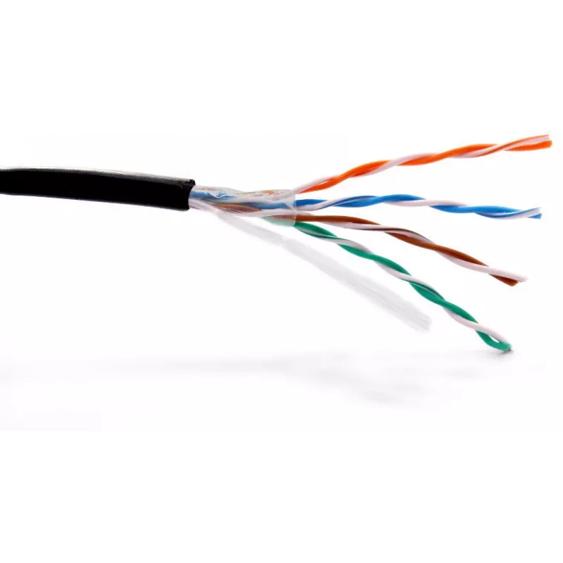 GETFORT Premium Cat.5e U/UTP UV Dry Core Outdoor Cable 305m Black