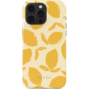 Burga Tough MagSafe Case for iPhone 15 Pro - Lemon Tart