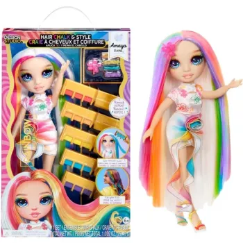 MGA Rainbow High Hair Chalk & Style Doll - Amaya Raine