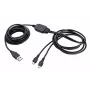 TRUST GXT 222 DUO Charge & Play kabelis 2m melns, USB-A uz Micro-USB, Xbox One kontrolleriem
