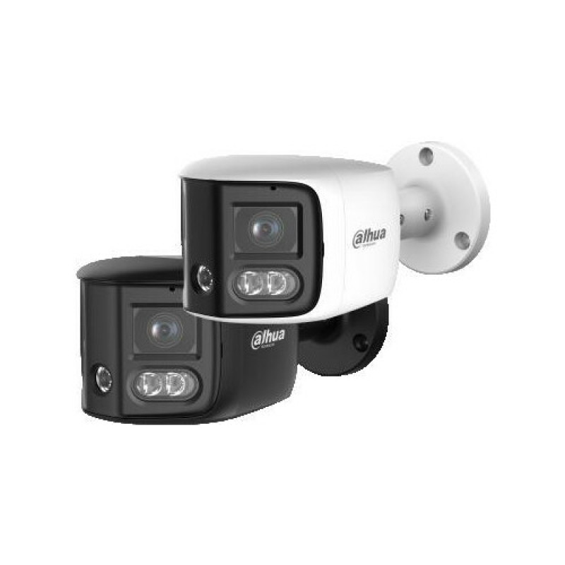 DAHUA IPC-PFW31259S-A180-E2-AS-PV-0280B 5MP divu objektīvu panorāmas āra tīkla kamera ar aktīvo atturēšanu, divvirzienu audio un PoE/Wi-Fi