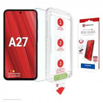 E.V.I. DISPLEX Real Glass ekrāna aizsargs Samsung Galaxy A27 5G (rūdīts stikls, 9H, 0,33 mm, dzidrs)