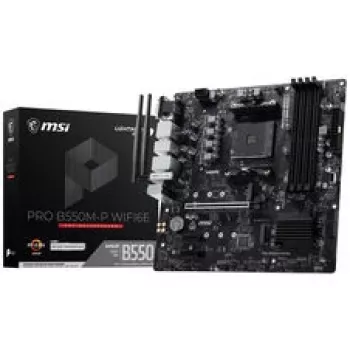 MSI PRO B550M-P WiFi6E mātesplate (B550, AM4, mATX, AMD)