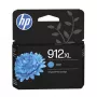 HP 912XL augstas ražības ciāna oriģinālā tintes kasetne