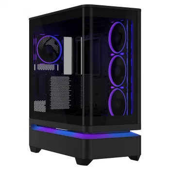 ASUS PRIME AP304 TG ARGB ATX Black Edition spēļu korpuss