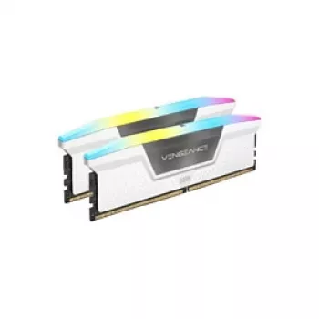 CORSAIR Vengeance RGB 32GB (2x16GB) DDR5 6000MHz CL38 balts Dual Channel komplekts