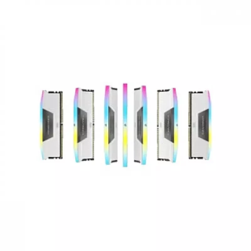CORSAIR Vengeance RGB 32GB (2x16GB) DDR5 6000MHz CL38 balts Dual Channel komplekts