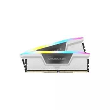 CORSAIR Vengeance RGB 32GB (2x16GB) DDR5 6000MHz CL38 balts Dual Channel komplekts