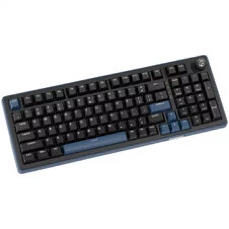 Ducky OK-M 98 spēļu tastatūra, 98% izkārtojums, hot-swappable, RGB fona apgaismojums, ANSI US, KTT Wine Red lineārie slēdži