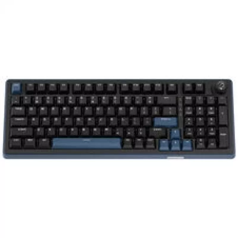 Ducky OK-M 98 spēļu tastatūra, 98% izkārtojums, hot-swappable, RGB fona apgaismojums, ANSI US, KTT Wine Red lineārie slēdži