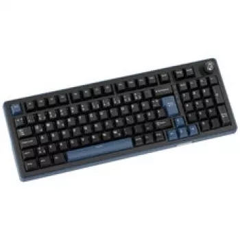 Ducky OK-M 98 spēļu tastatūra, 98% izkārtojums, Hot-Swap, RGB fona apgaismojums, ISO, KTT Tactile slēdži, melna