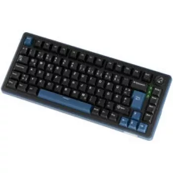 Ducky OK-M 75 mehāniskā spēļu tastatūra, 75% izkārtojums, karsti maināmi KTT Tactile slēdži, RGB fona apgaismojums, ISO, melna