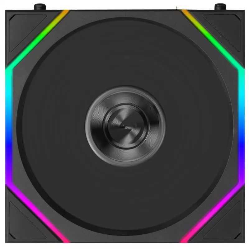Lian Li UNI FAN TL FLEX Wireless ARGB Reverse Blade 120mm ventilators - Melns