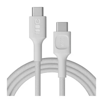 Green Cell PowerStream USB-C uz USB-C kabelis 100W PD 2m balts
