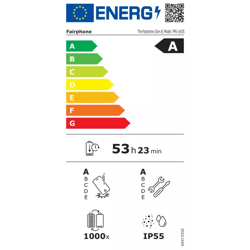 Fairphone 6+ 256GB Forest Green Dual SIM 5G Modularais viedtālrunis (12GB RAM, Android 13, 50MP trīskāršā kamera, IP55)